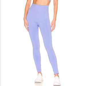 We Wore What - Seamless Leggings in Powder Blue, Size L
